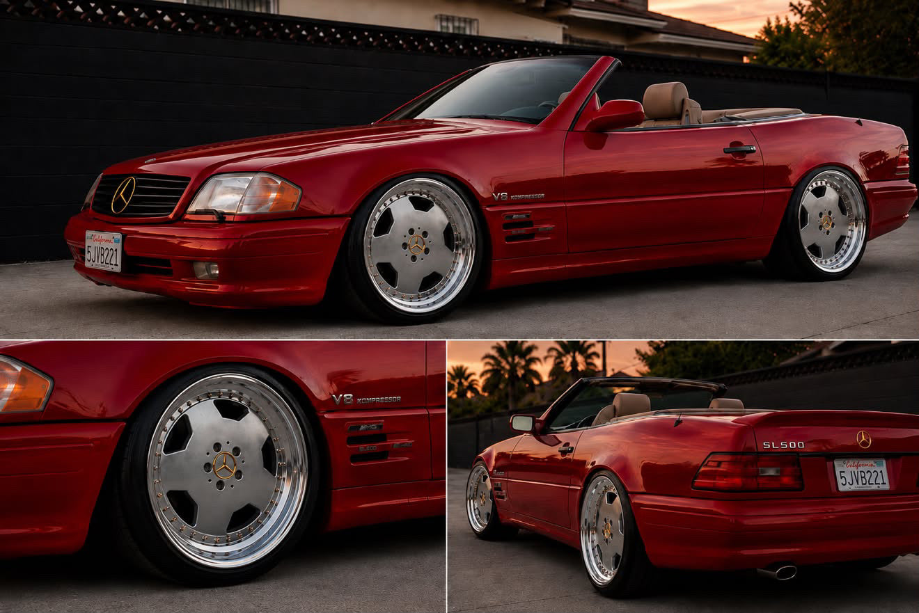 Custom 2-Piece Forged Monoblocks – 1999 R129 SL