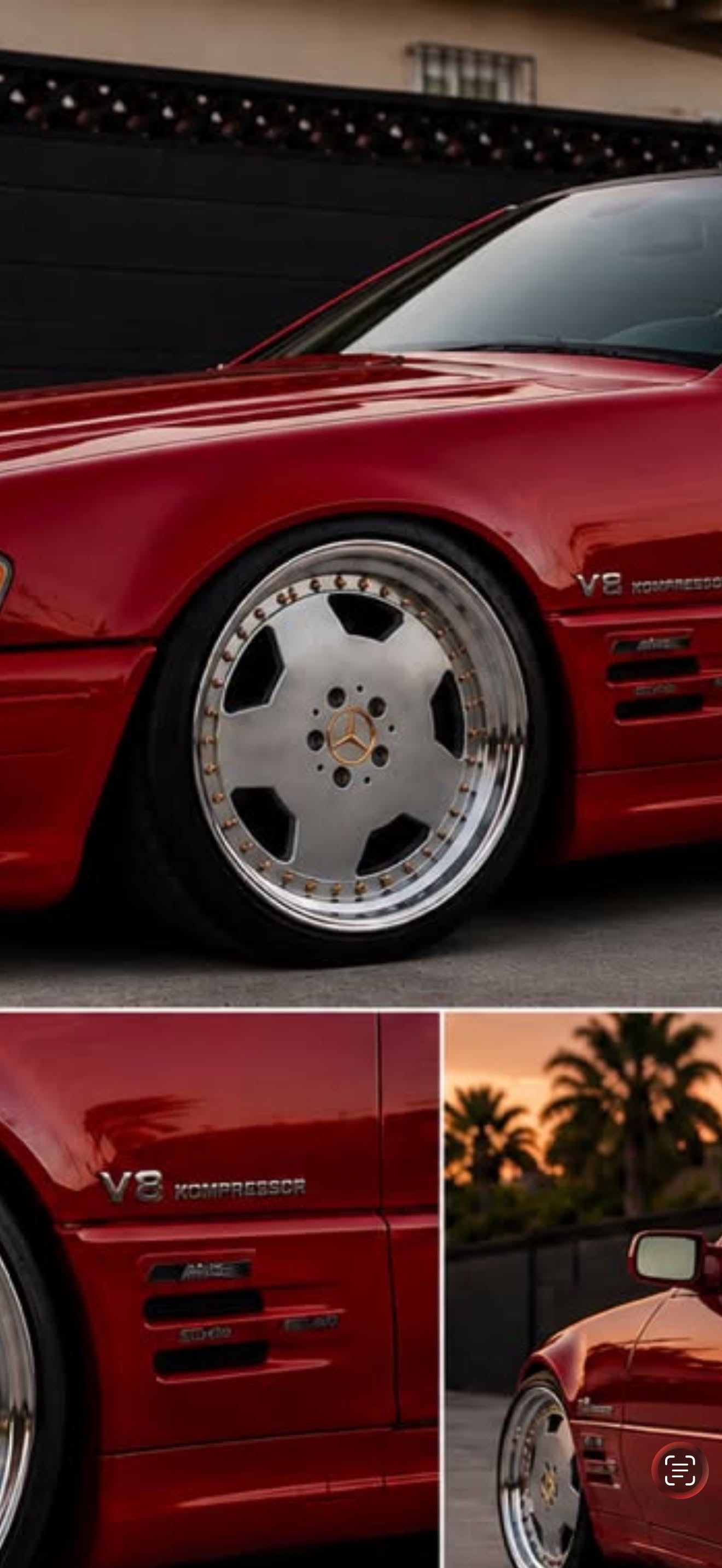 Custom 2-Piece Forged Monoblocks – 1999 R129 SL